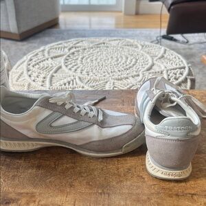 Tretorn White, and Gray Casual Sneakers